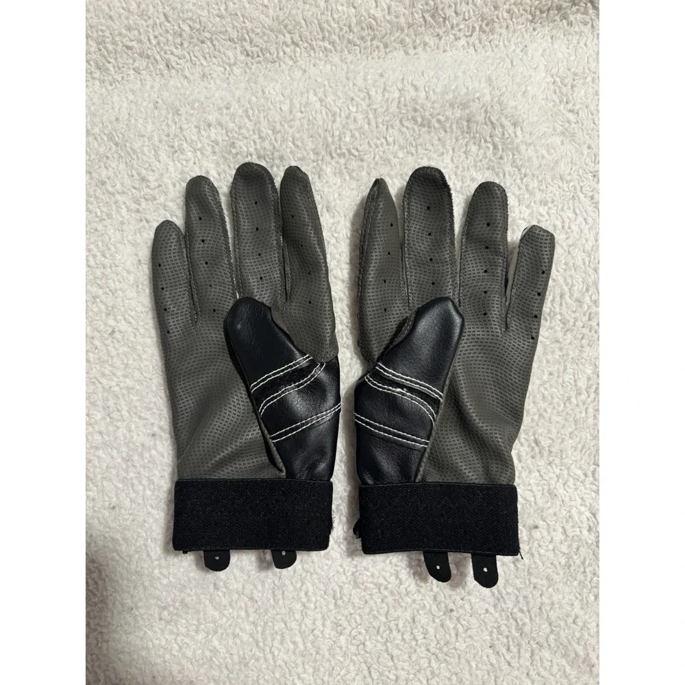 Franklin Sports MLB Freeflex Youth Size XS Batting Gloves Black & White